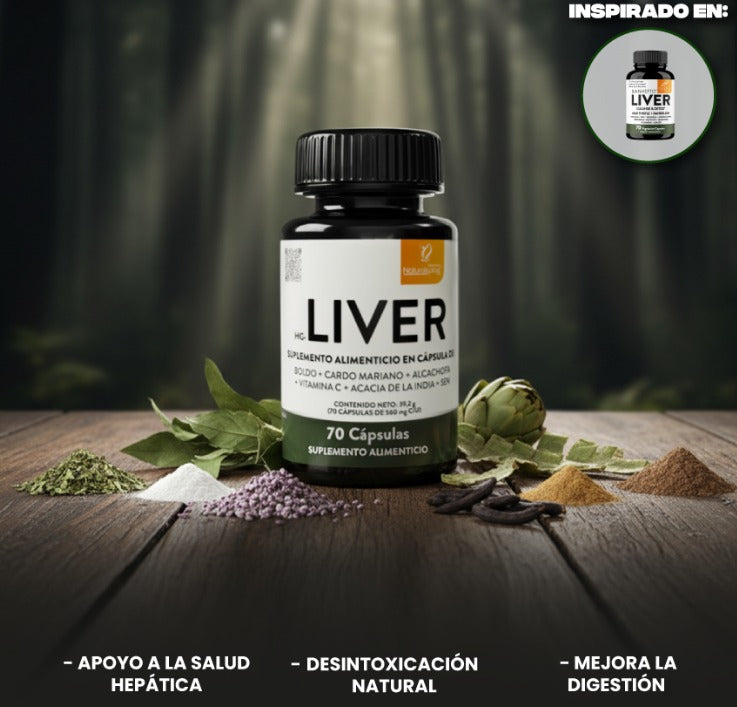 Liver 70 Cap Limpieza De Higado