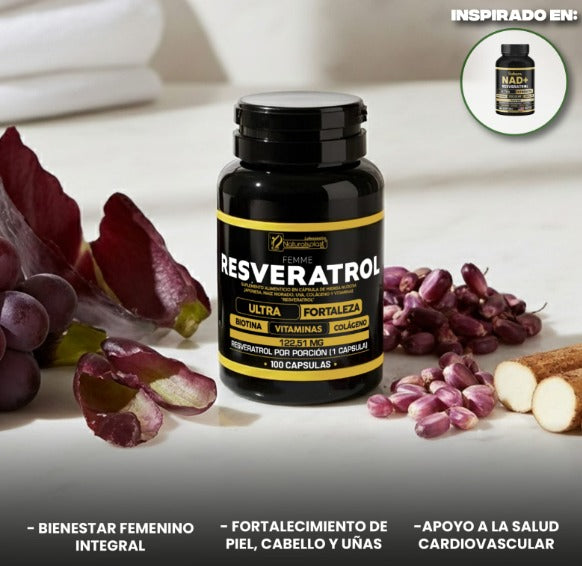 Resveratrol 100cap Cuidado De La Piel