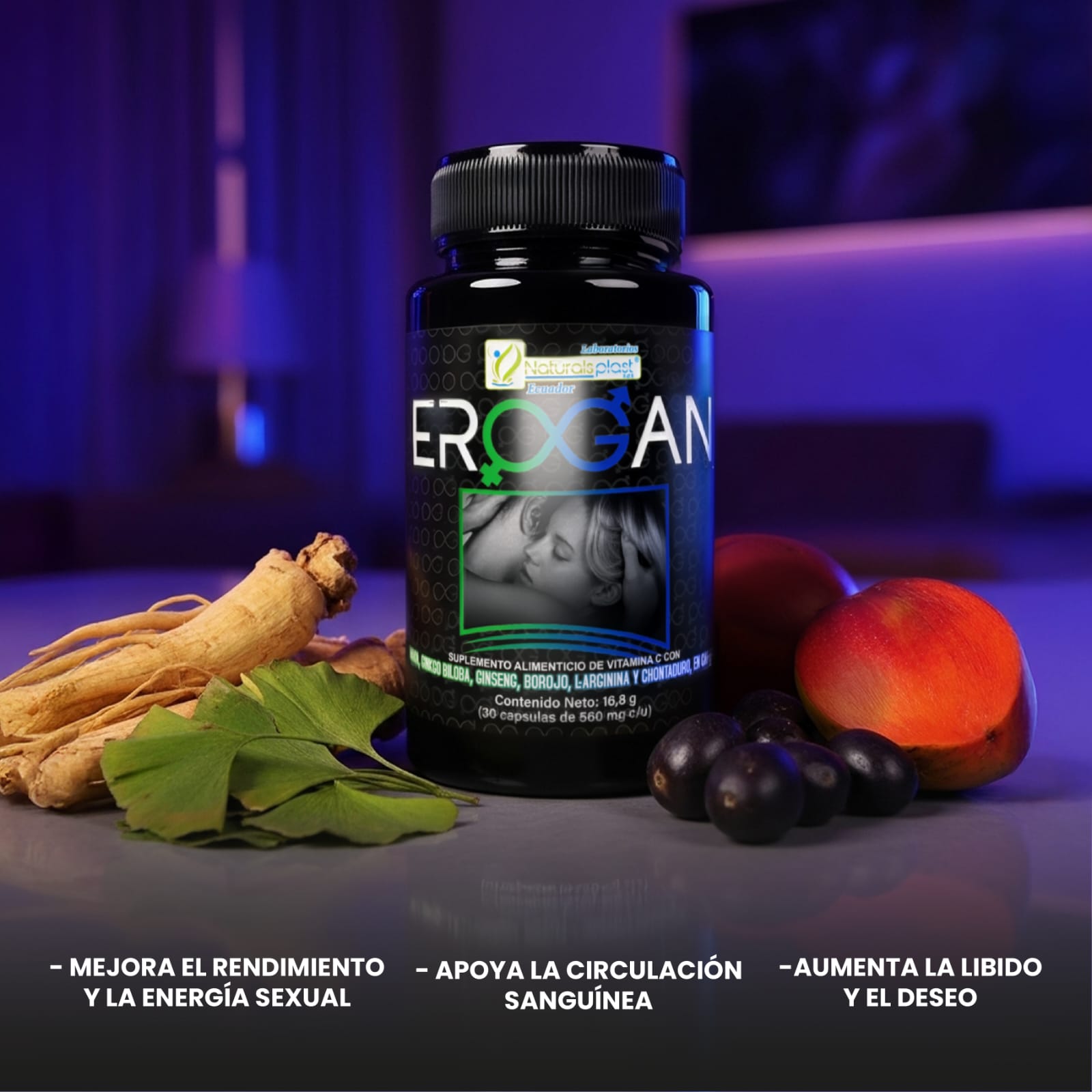 Erogan 30cap Potencializador
